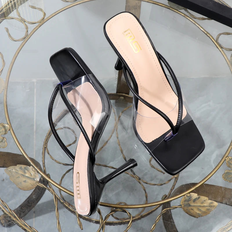 women stiletto flip flops