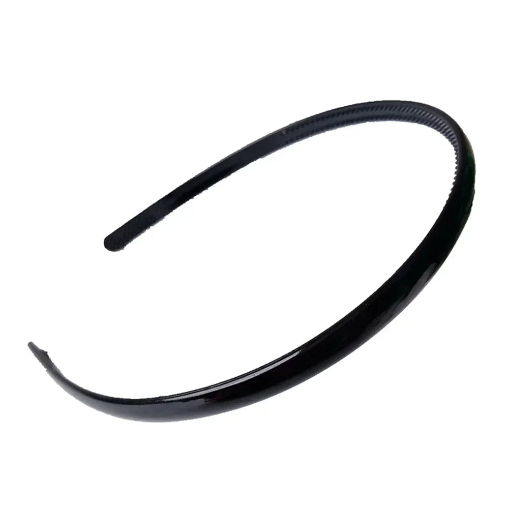 2024 Plastic Leopard Fashion Men Women Unisex Black Hair Head Hoop Band Sport Headband Hairband Hair Accessories
