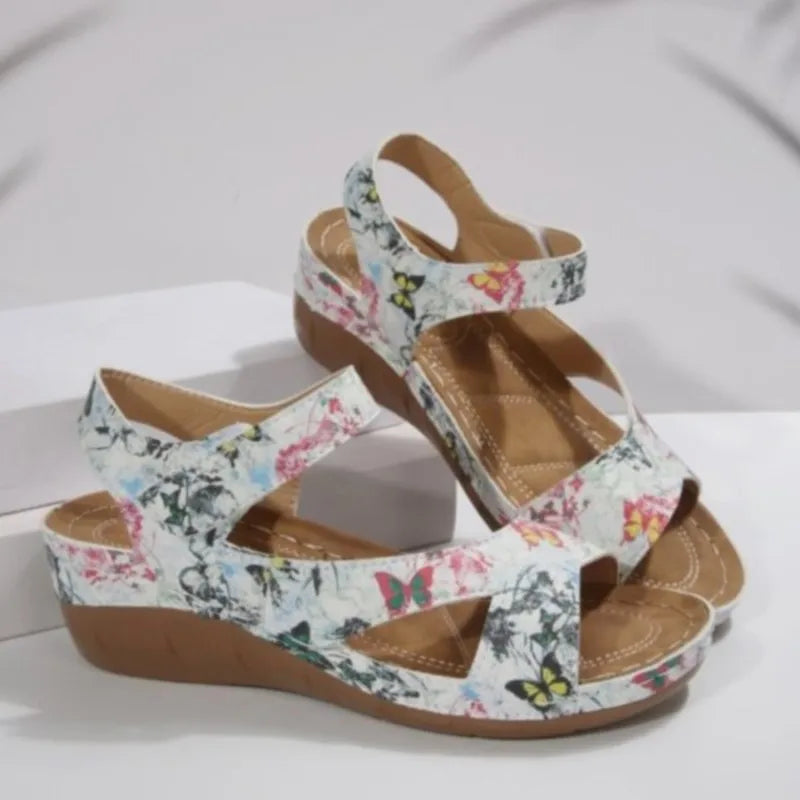 Summer Women Shoes Sandals Elegant Walking Shoes Beach Ladies Shoes Wedge Women's Sandals Non-Slip Footwear Sandal Women Female
