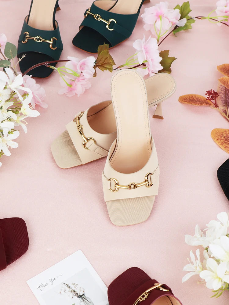 Women High Heels Sandals Slippers