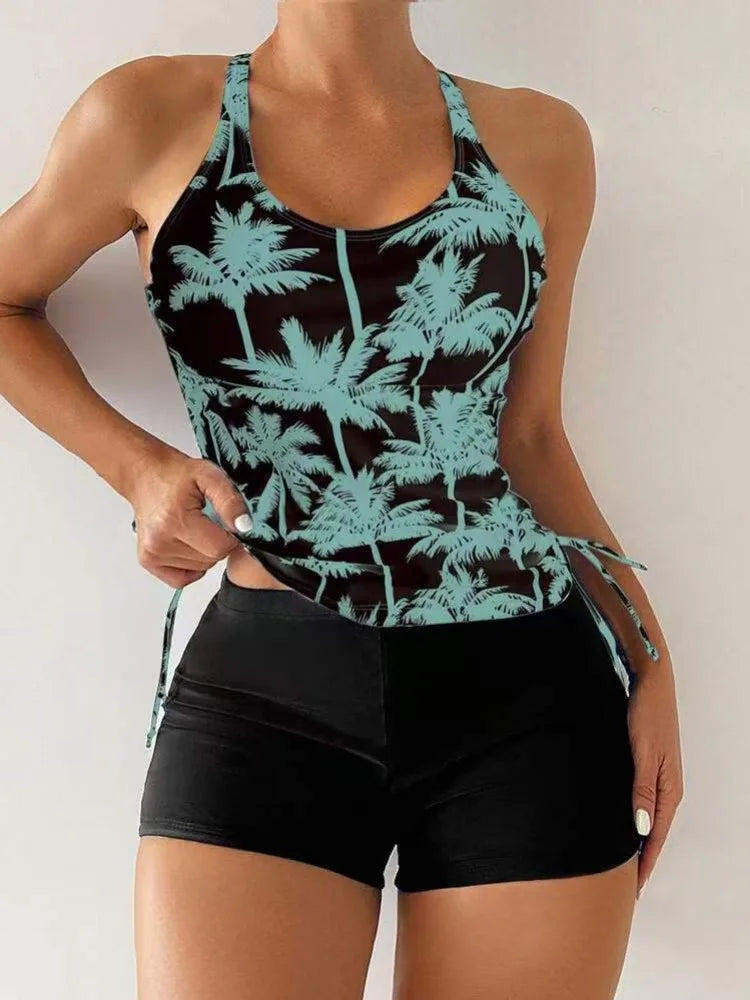 Swimsuit Tankini Set Summer Bathing Suit Trunks