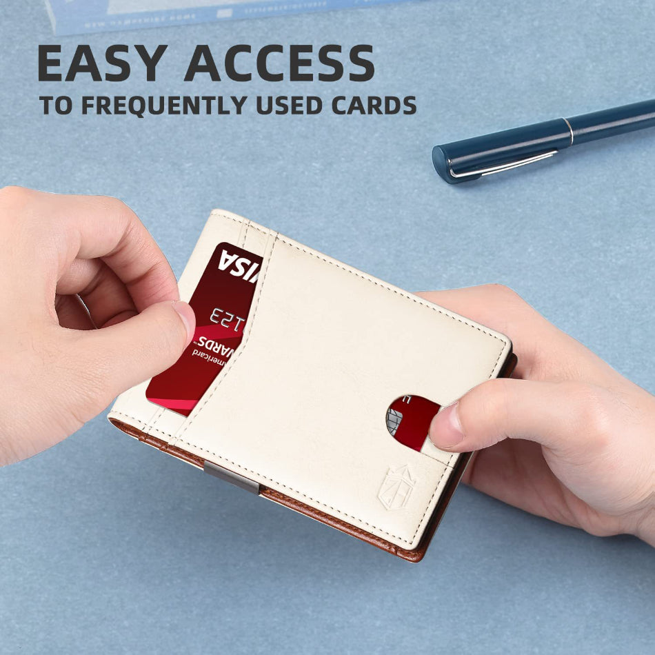 Rfid Microfier Leather Luxury Men Wallets Money Bag Slim Thin Man Card Holder Wallet for Men Short Purse Male Vallet Billfold