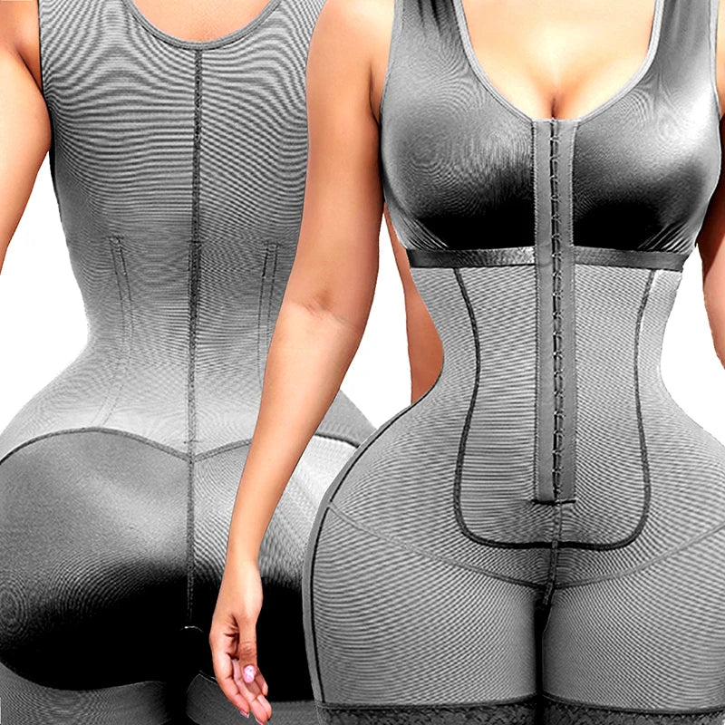 AfruliA Full Body Shaper High Compression Girdles Fajas Colombian Corrective Underwear Bodysuits Tummy Control Panties Shapewear
