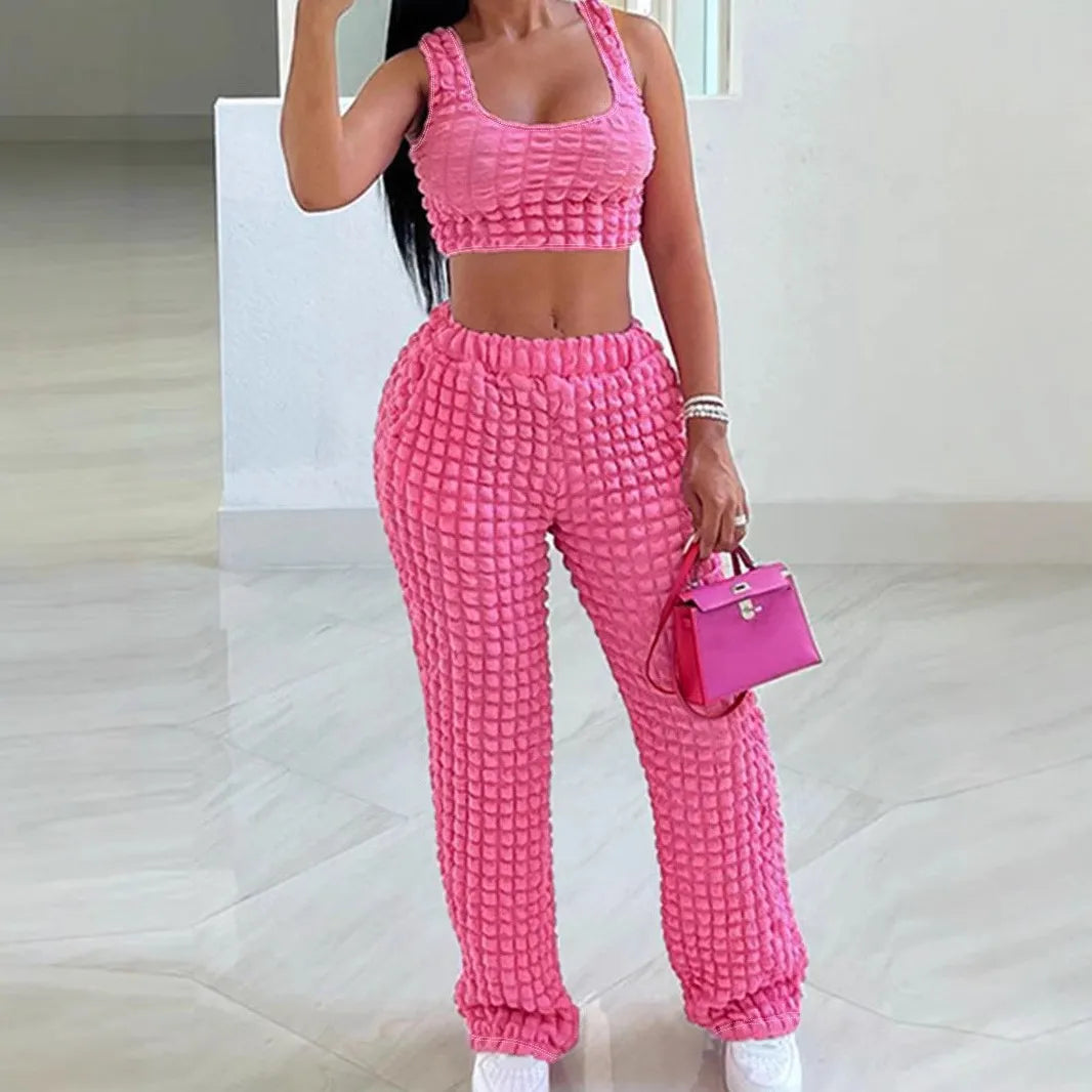 2 Piece Women Sets 2025 New Arrival Plus Size Summer Matching Sets Print Two Pieces Sets Top Pants Suits Outfits Clothing