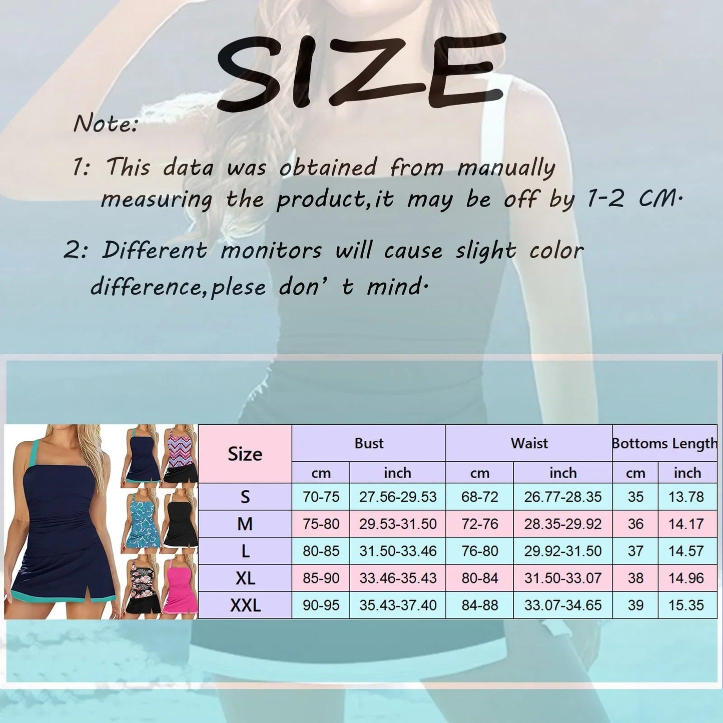 Women Tankini Swimsuits 2 Piece Bikini