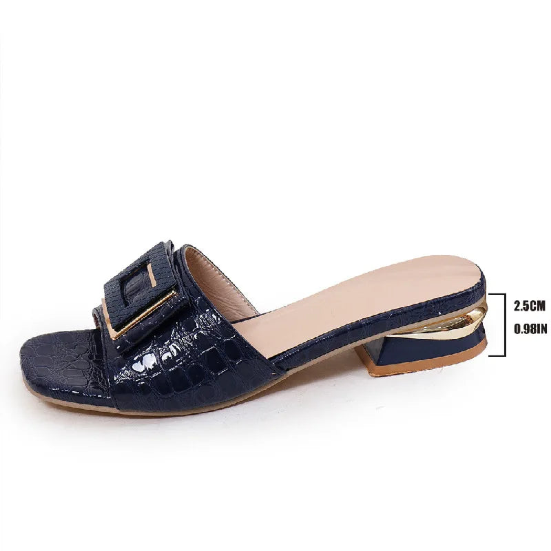 Women High Heel Slippers Summer