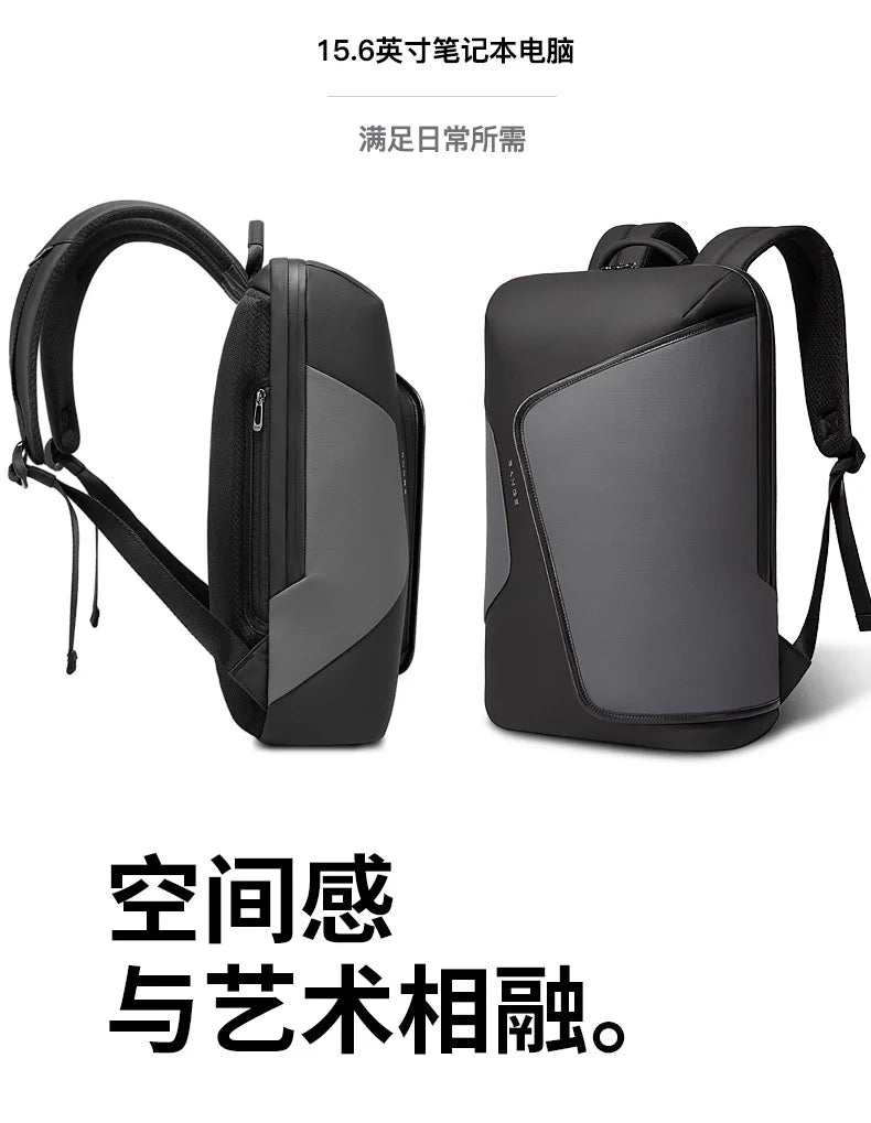 BANGE Business Backpack with External USB Port Anti Splashing Water Travel Backpack