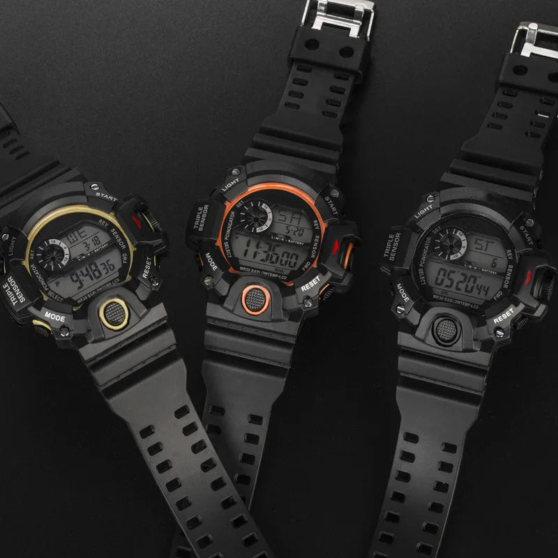 Military Digital Watch for Men Outdoor Men's Sports Watches Clock Waterproof Luminous Chronograph Student Electronic Wristwatch