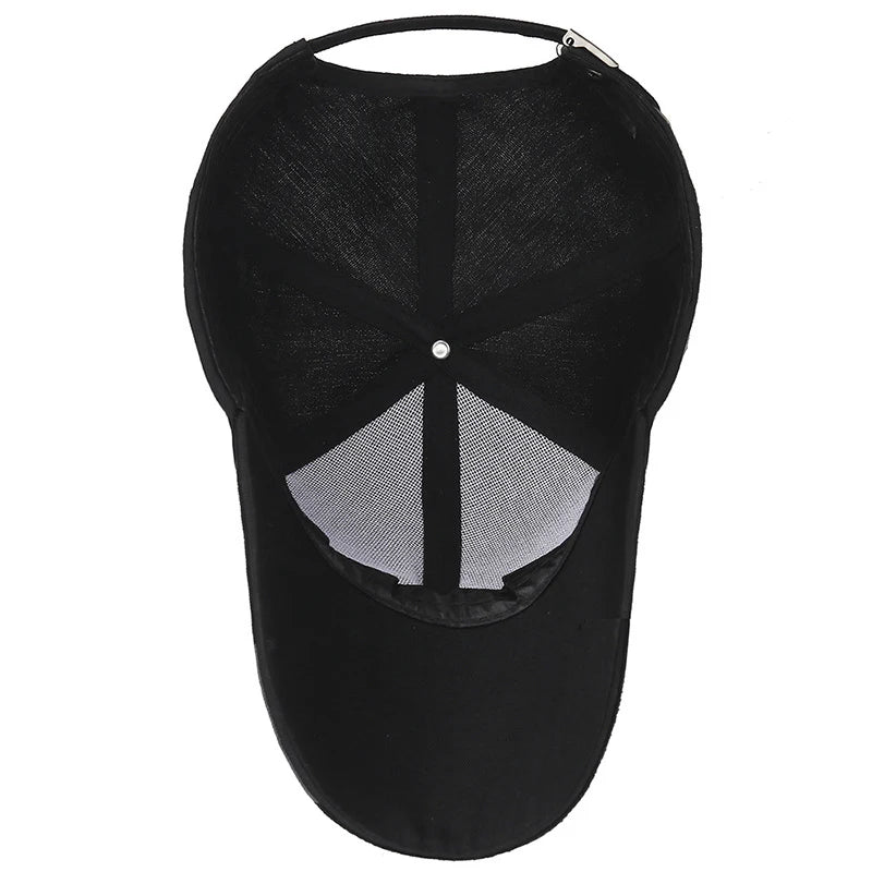 Outdoor Sunscreen Sports Men's Caps Fashion Canvas Unisex Baseball Caps Simple Design Extended Brim Snapback Caps For Men Women