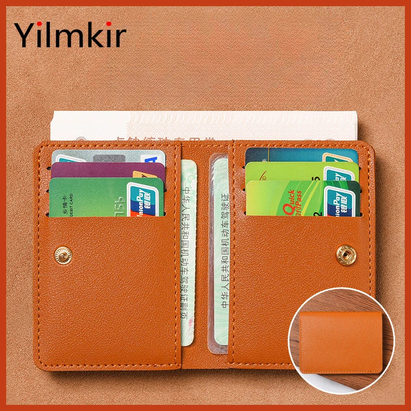 Simplicity Mini Folding Women's for Wallet PU Men Driver's License Credit Card Holder Storage Zero Monederos Purse