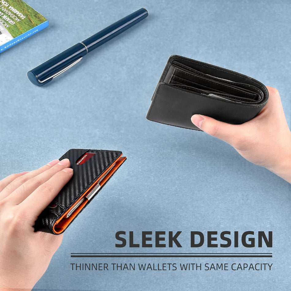Rfid Microfier Leather Luxury Men Wallets Money Bag Slim Thin Man Card Holder Wallet for Men Short Purse Male Vallet Billfold