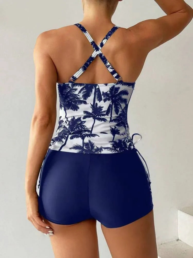 Swimsuit Tankini Set Summer Bathing Suit Trunks