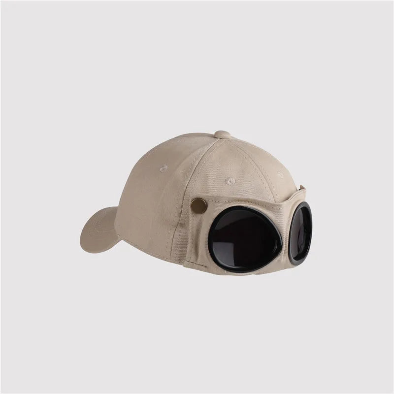 Aviator Hat Summer Personality Glasses Baseball Cap Female Unisex Sunglasses Male Cap Baseballcap Boys Cap