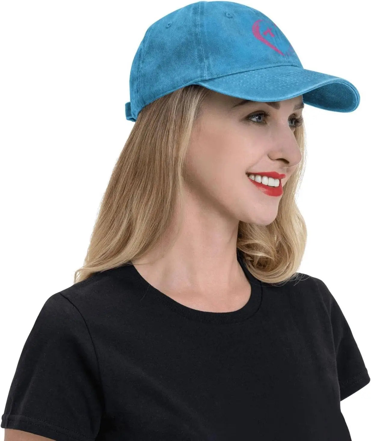 I'm A Survivor Heart Pink Ribbon Breast Cancer Awareness Unisex Baseball Cap