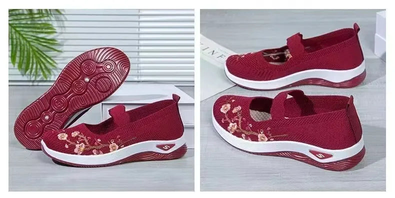 Women's Breathable Sneakers Summer Comfortable Casual Trainers