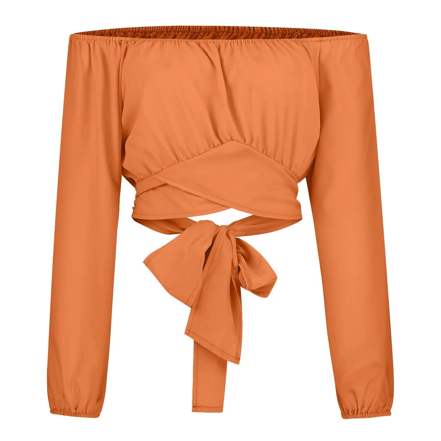 Women's Long Sleeve Off-the-shoulder Top