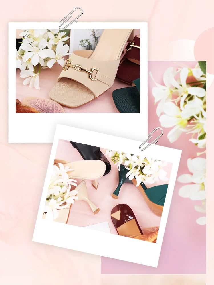 Women High Heels Sandals Slippers