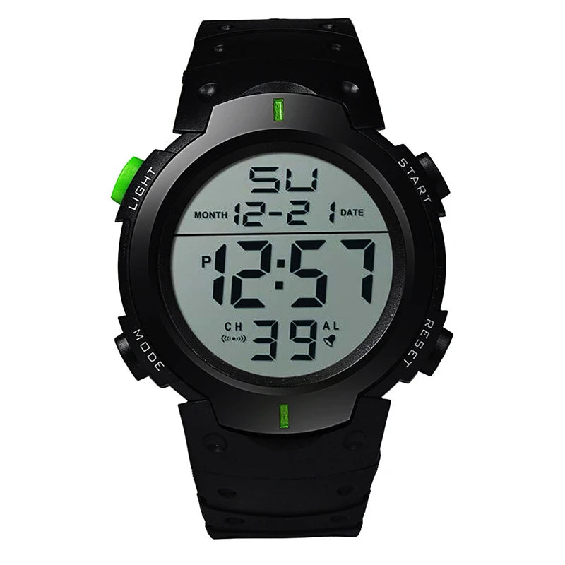 Men Sport LED Watches Top Brand Men Digital Clock Multi-Functional Rubber Man Fitnes Athlete Timekeeping Electronic Watch Reloj