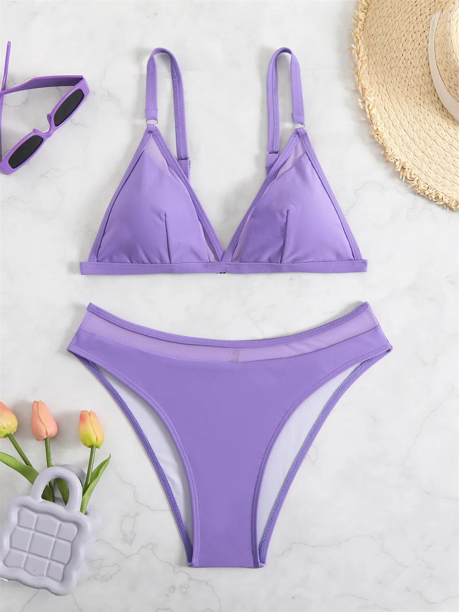 Women's Sexy Bikini Set Surfing Vacation Swimwear