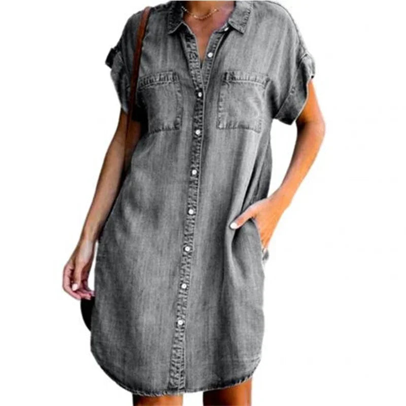 Women Denim Shirt Dresses