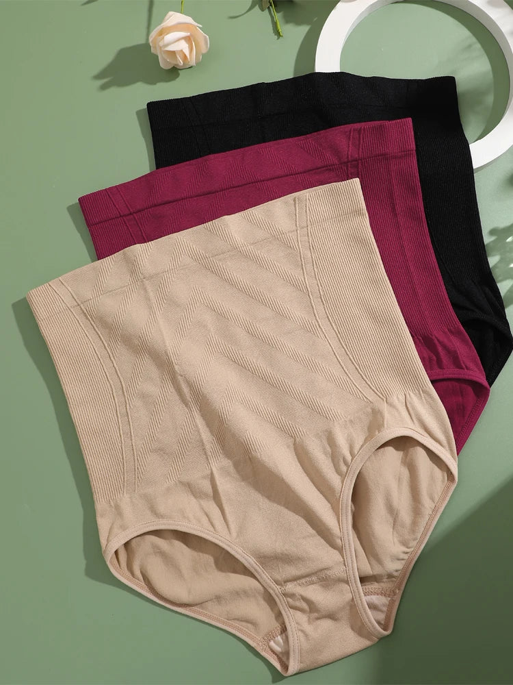 Seamless High Waist Shaping Panties For Women Slimming Tummy Control Waist Trainer Body Shaper Shapewear Butt Lifter Lingerie