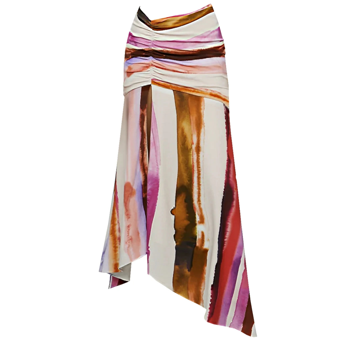 2Pcs Swimsuit with Long Skirt Sexy Women Bikini Beachwear
