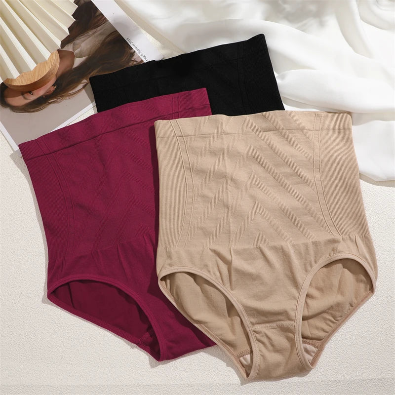 Seamless High Waist Shaping Panties For Women Slimming Tummy Control Waist Trainer Body Shaper Shapewear Butt Lifter Lingerie