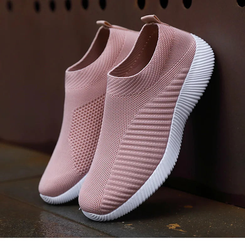 Breathable Flats Elastic Flat Shoes For Women Sneakers