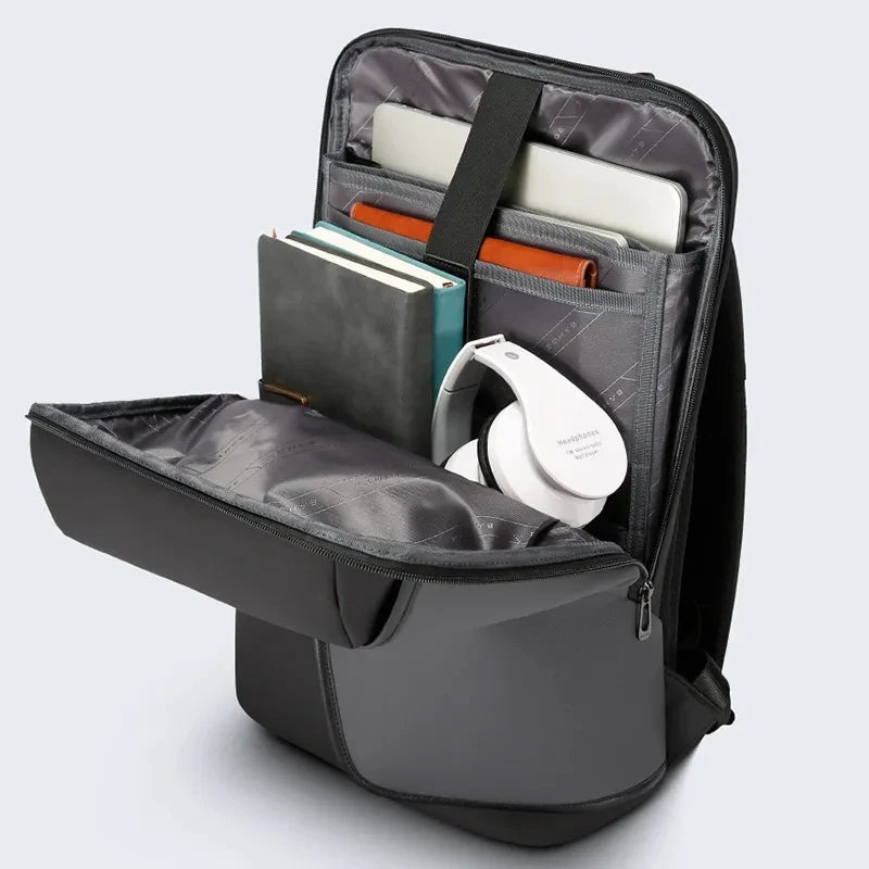 BANGE Business Backpack with External USB Port Anti Splashing Water Travel Backpack