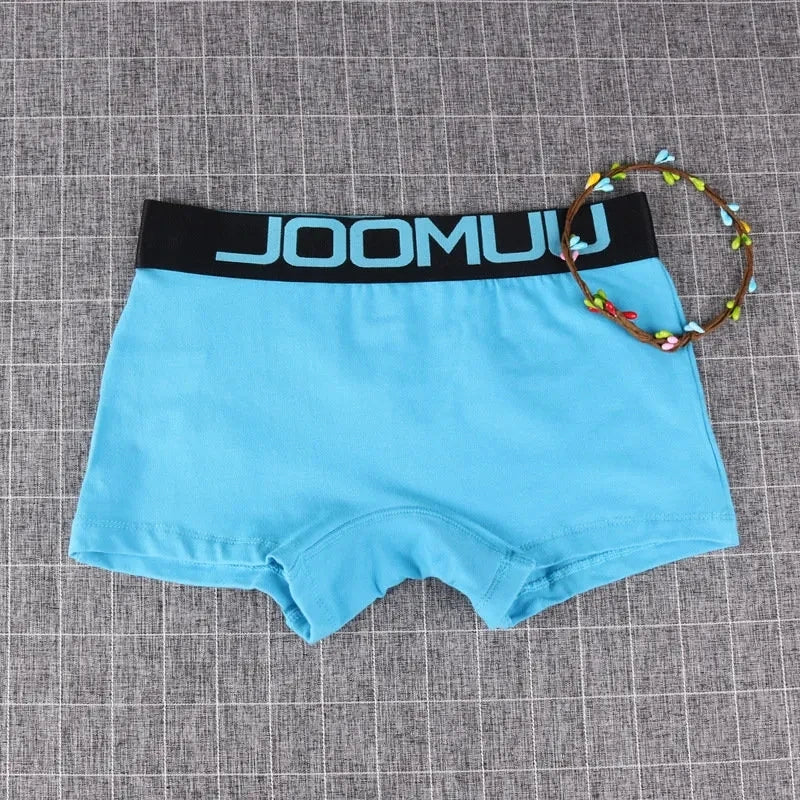 3PCS Popular Solid Women's Cotton Panties Boxer Underwear Ladies Breathable Letter Belt Briefs Sports Female Knickers Boyshorts