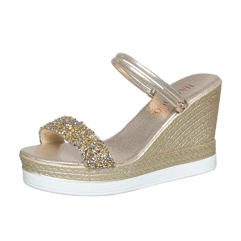 Summer Shoes for Women Wedges Sandals Women High Heels Sandals Slides Women Designers Shoes Platform Sandals Outdoor Slippers