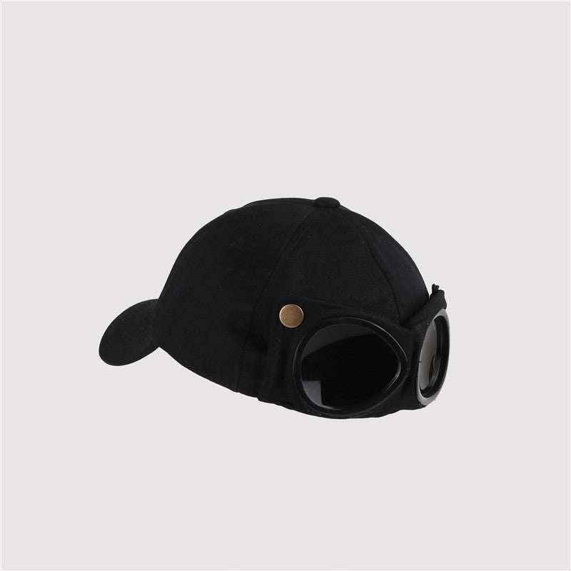 Aviator Hat Summer Personality Glasses Baseball Cap Female Unisex Sunglasses Male Cap Baseballcap Boys Cap