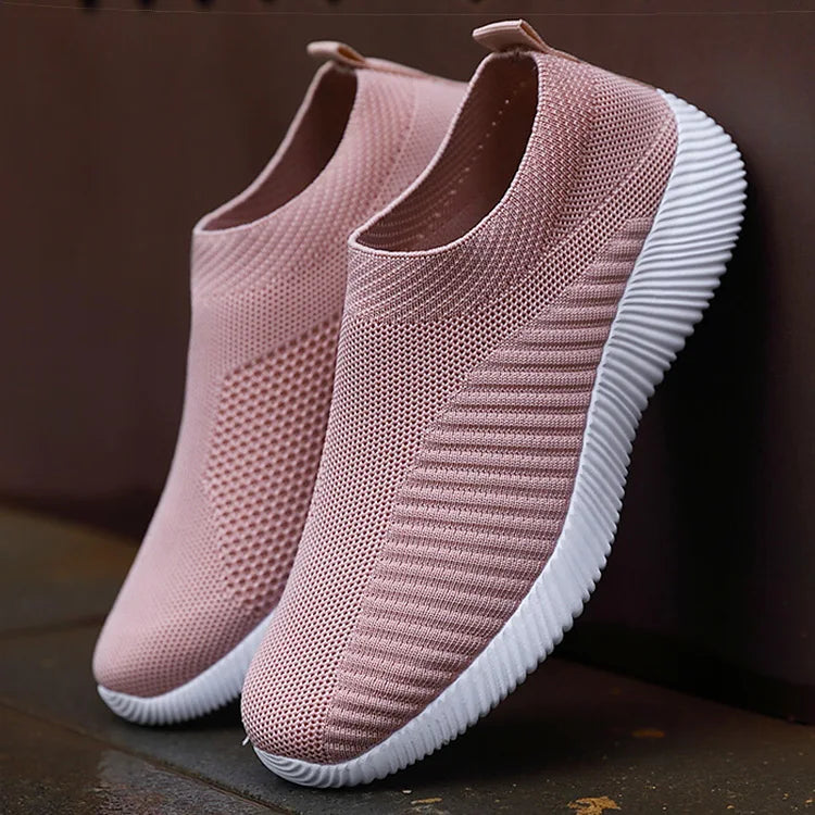 Breathable Flats Elastic Flat Shoes For Women Sneakers