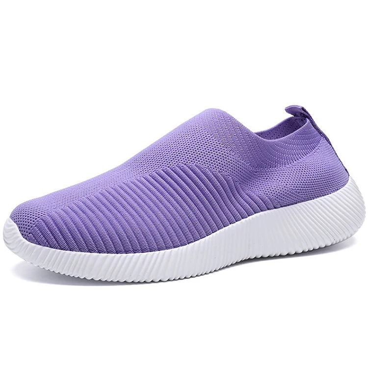 Breathable Flats Elastic Flat Shoes For Women Sneakers