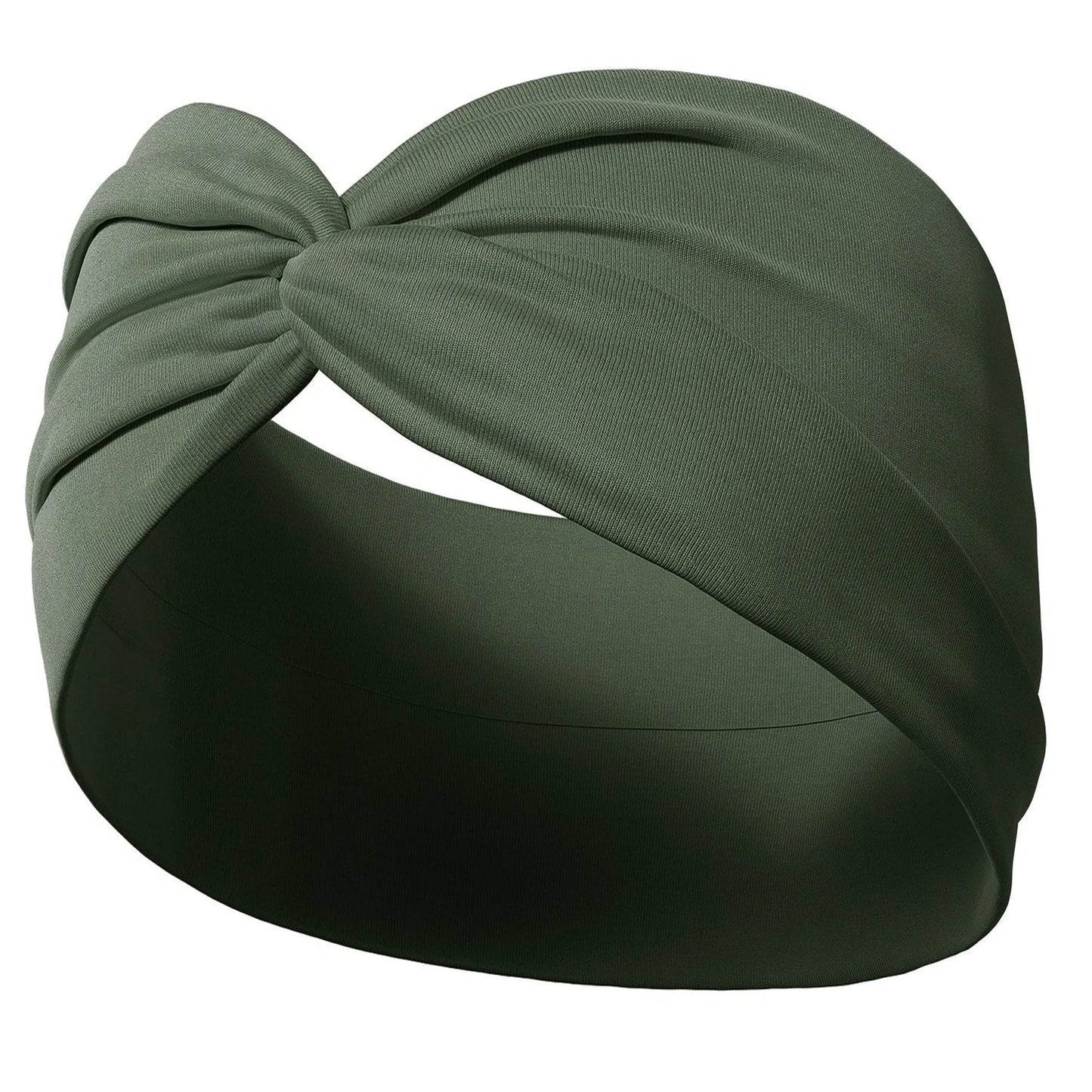 Yoga Headbands For Women's Hair Wide Thick Stretchy Boho African Turban Knotted Leopard Head Bands
