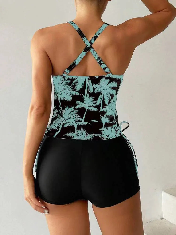 Swimsuit Tankini Set Summer Bathing Suit Trunks