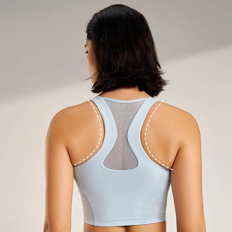 Women's sexy underwear Gym yoga sports bra ladies underwear Shockproof Gathered Push Up Yoga Bra Running Sports Vest