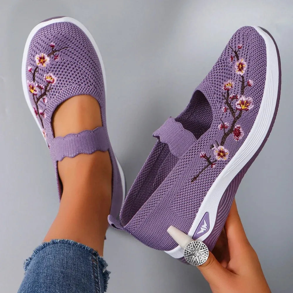 Women's Breathable Sneakers Summer Comfortable Casual Trainers
