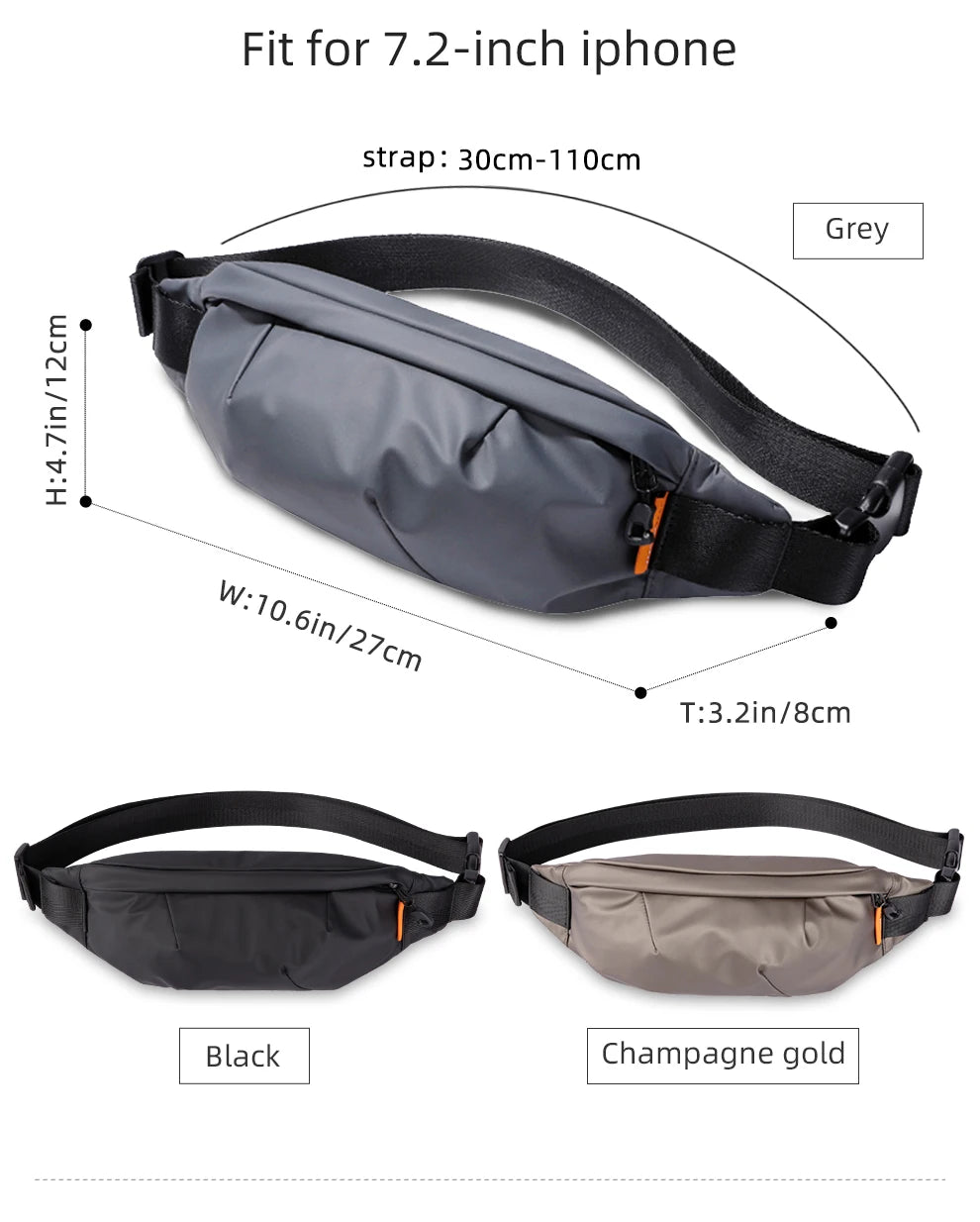 Multifuctional Waist Bag For Men Belt Bag Waist Pack Male Outdoor Travel Sports Man Belt Pouch Fashion Men Women Fanny Pack