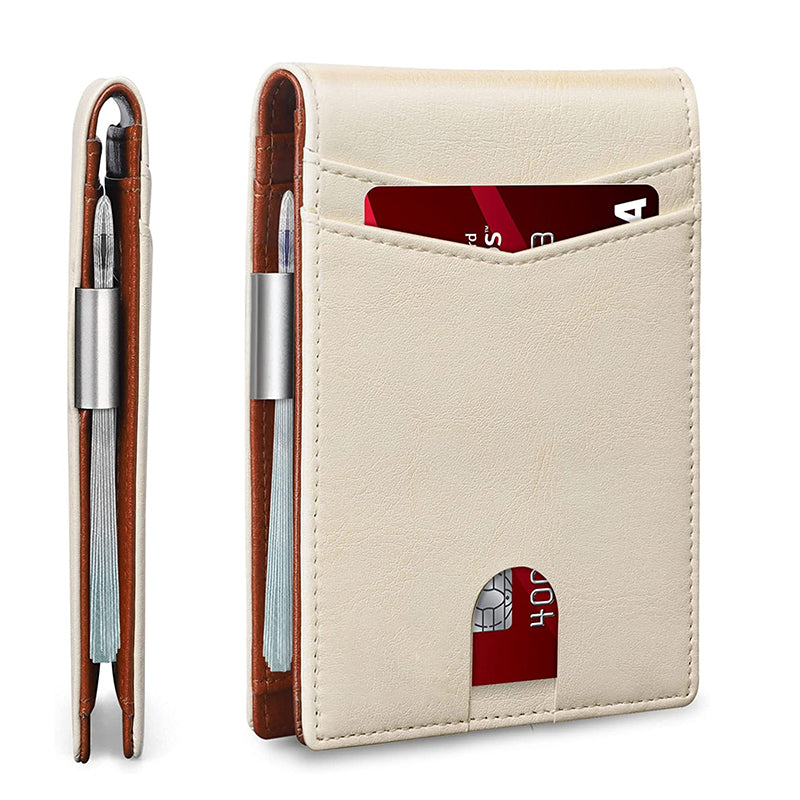 Rfid Microfier Leather Luxury Men Wallets Money Bag Slim Thin Man Card Holder Wallet for Men Short Purse Male Vallet Billfold