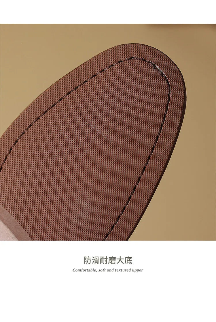 Brown Casual Flats Ladies Shoe Fashion Suede