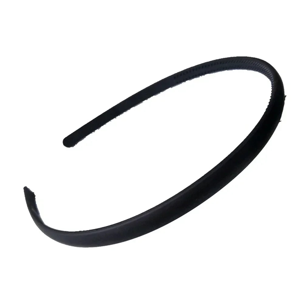 2024 Plastic Leopard Fashion Men Women Unisex Black Hair Head Hoop Band Sport Headband Hairband Hair Accessories