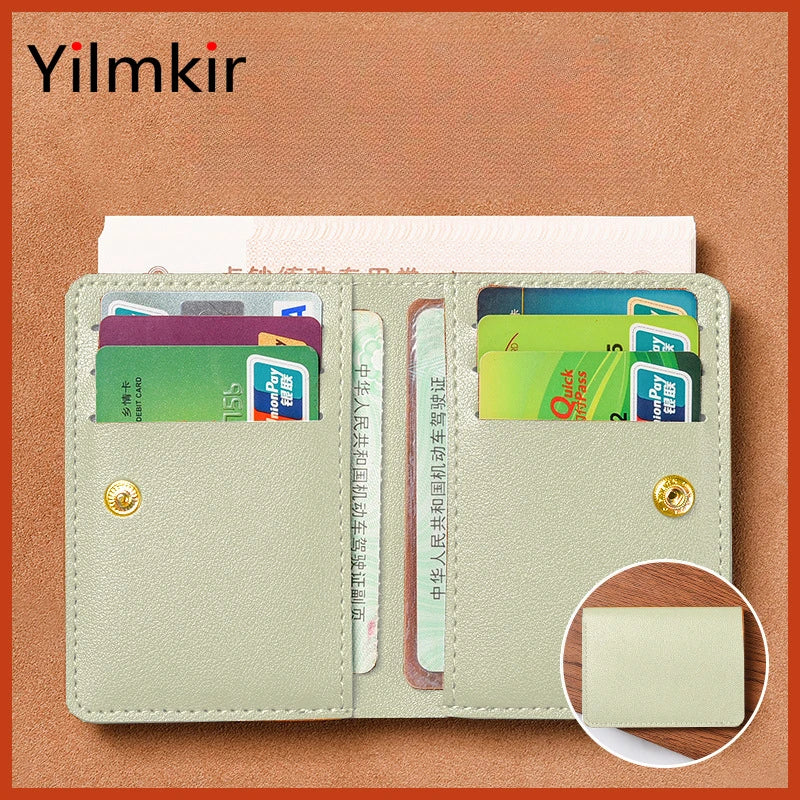 Simplicity Mini Folding Women's for Wallet PU Men Driver's License Credit Card Holder Storage Zero Monederos Purse