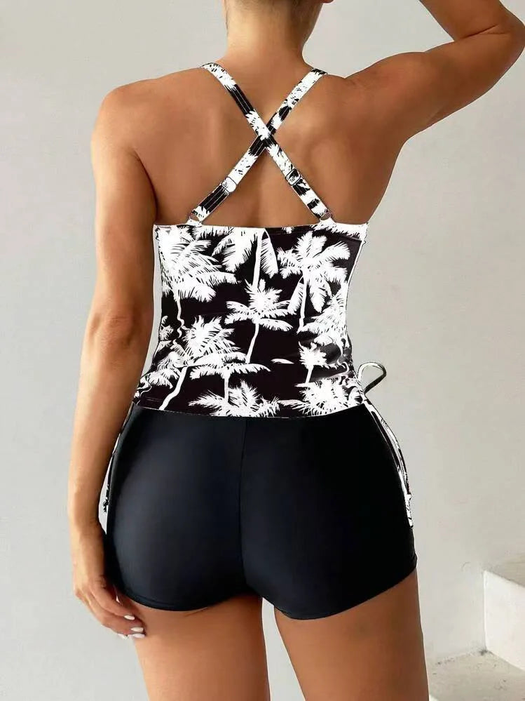 Swimsuit Tankini Set Summer Bathing Suit Trunks