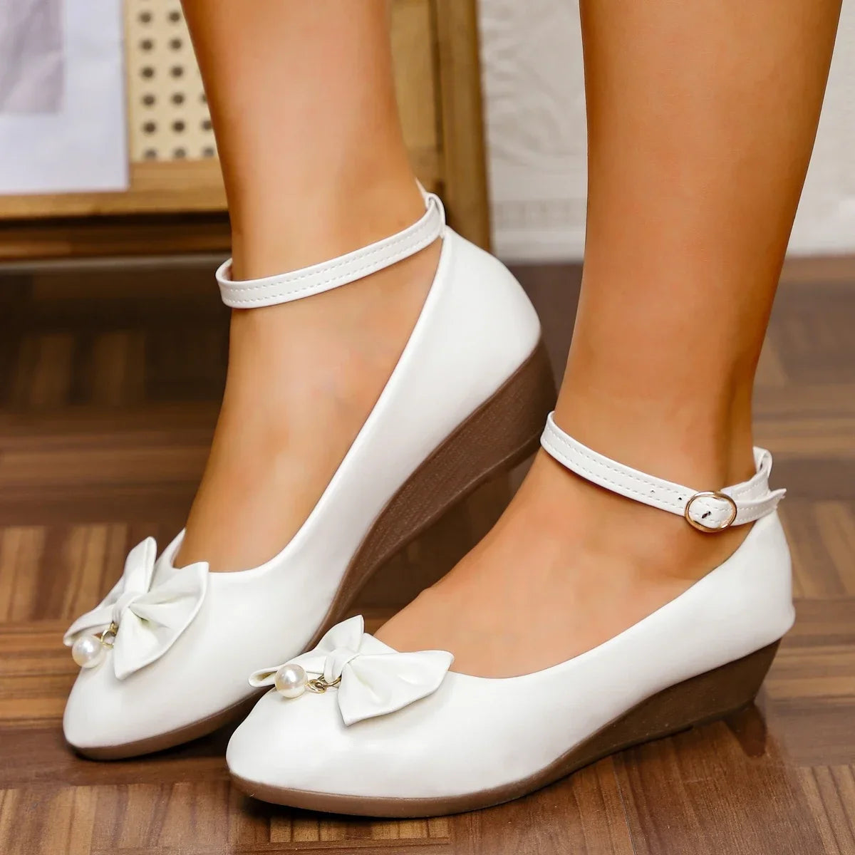Women Flats Shoes Elegant Wedges