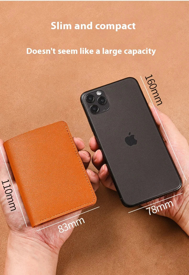 Simplicity Mini Folding Women's for Wallet PU Men Driver's License Credit Card Holder Storage Zero Monederos Purse