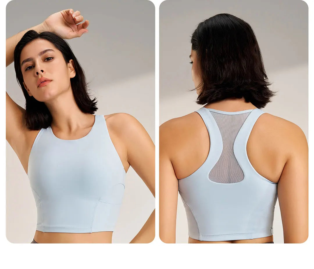 Women's sexy underwear Gym yoga sports bra ladies underwear Shockproof Gathered Push Up Yoga Bra Running Sports Vest