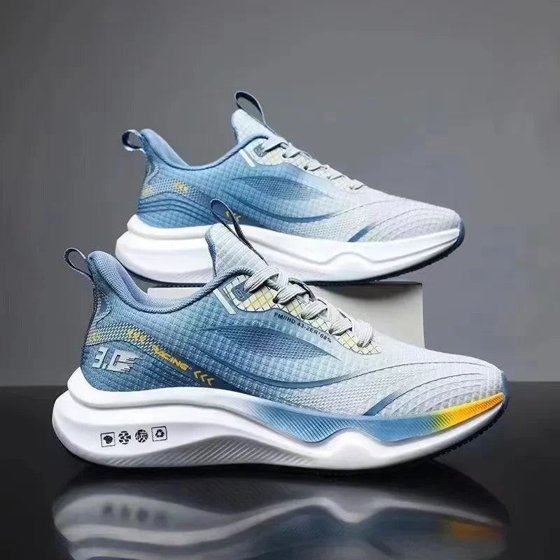 2025 OULYLAN Men Casual Sport Shoes Breathable Lightweight Sneakers Outdoor Mesh Running Shoes Athletic Jogging Walking Shoes