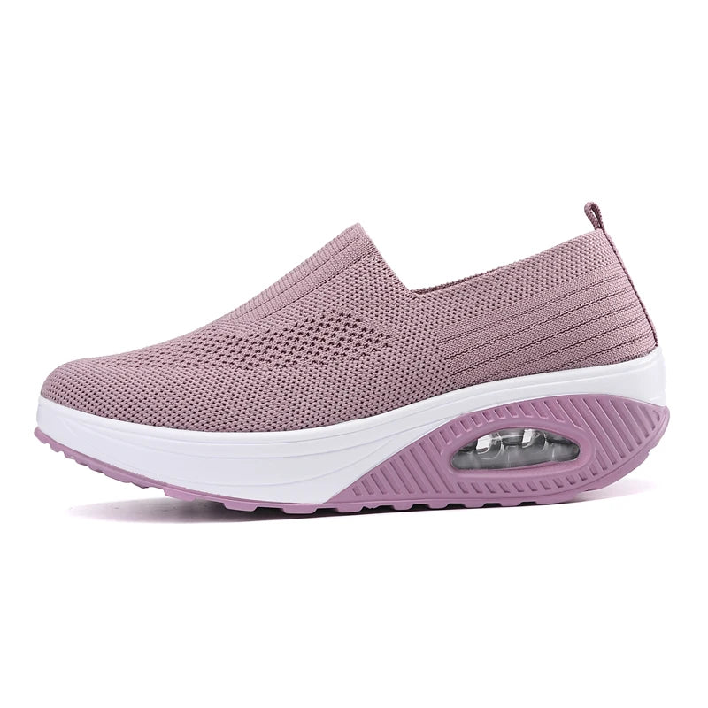 Women Walking Shoes Air Cushion Non Slip Orthopedic Shoes