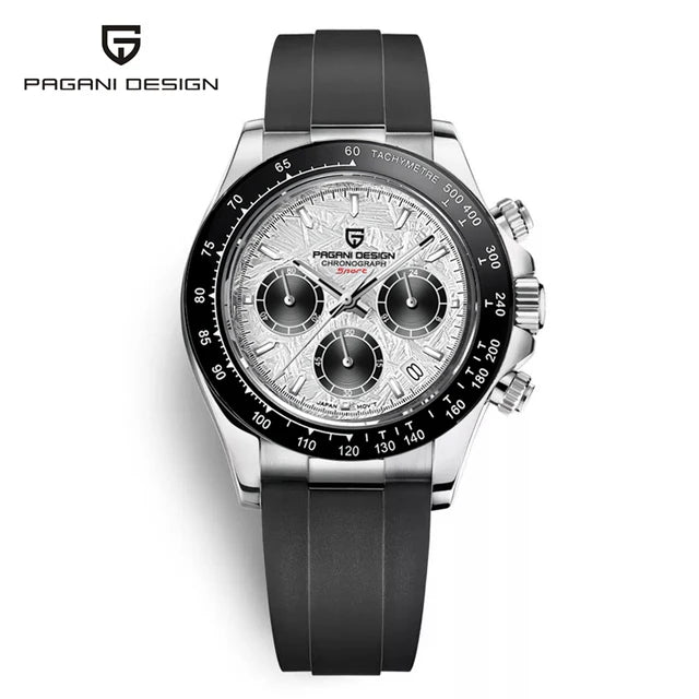 PAGANI DESIGN 40MM V2 Men Quartz Watches Sapphire Retro Chronograph Stainless Steel Waterproof Watch Men Relogio Masculino